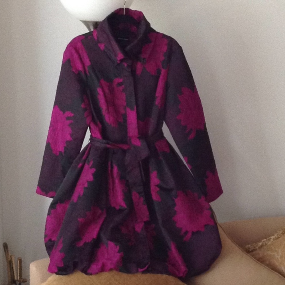 🔮Samuel Dong - Magenta Burst Bubble Coat / Dress